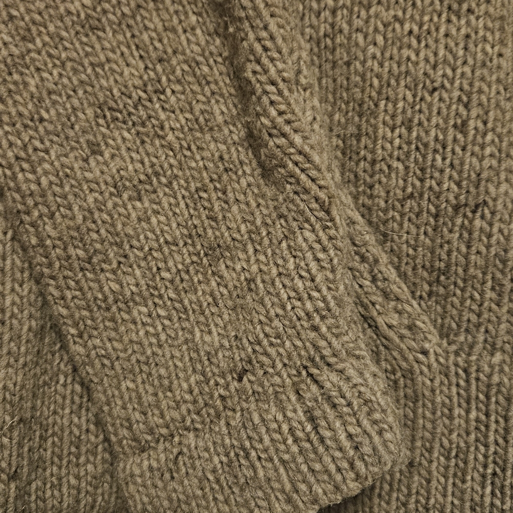 Hand Made 100% Wool Men's Hooded Sweater - Picture 3 of 6